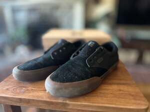 Boys Men’s Etnies Jameson Vulc BMX Skate Shoes Black/Gum